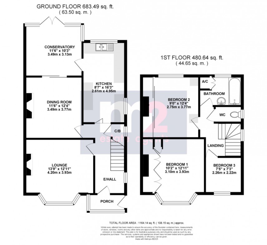 Floorplan for Christchurch Road, Newport