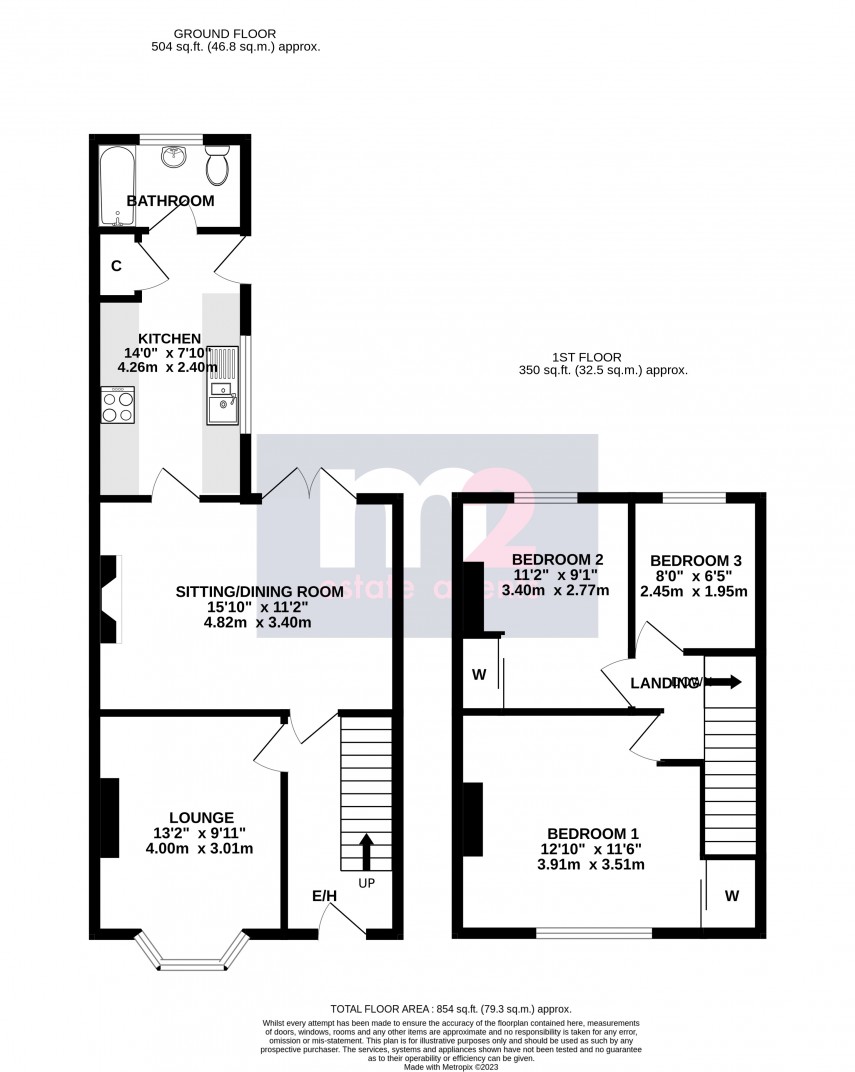 Floorplan for Collingwood Road, Newport