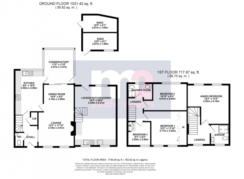 Floorplan for Raglan, Usk, Monmouthshire