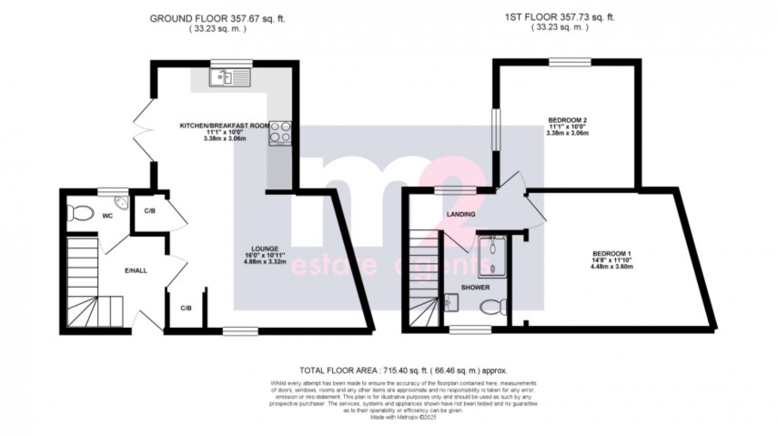 Floorplan for Maryport Street, Usk, Monmouthshire