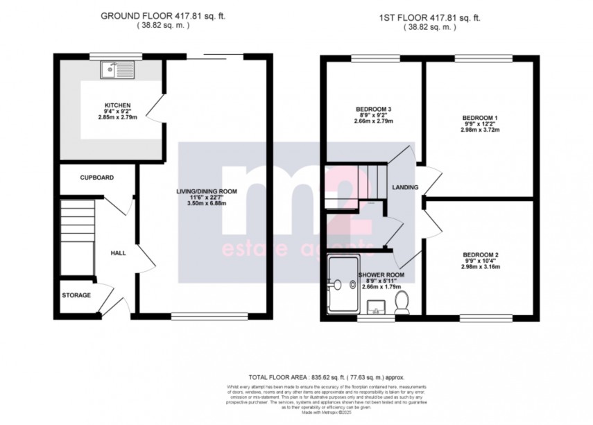 Floorplan for Sutherland Crescent, Newport