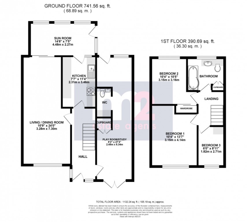Floorplan for Fosse Road, Newport