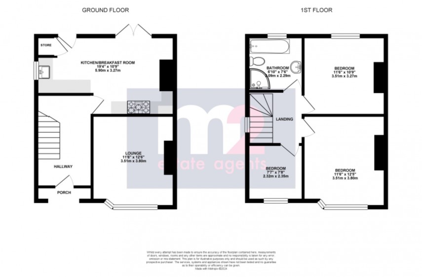 Floorplan for New Inn, Pontypool, Torfaen