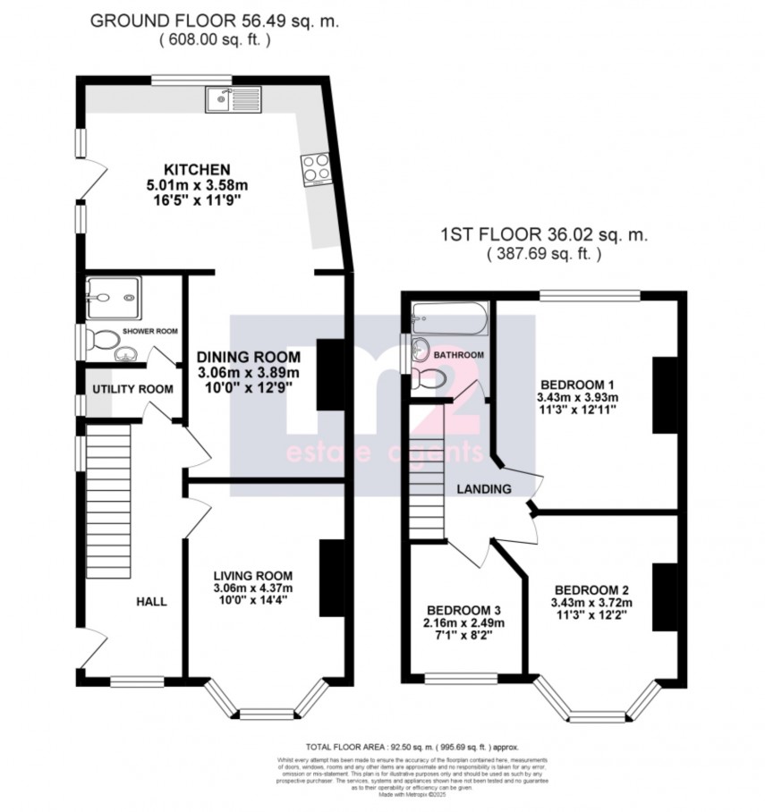 Floorplan for Keynsham Avenue, Newport