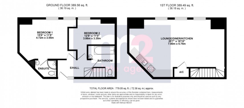 Floorplan for Clarence Place, Newport