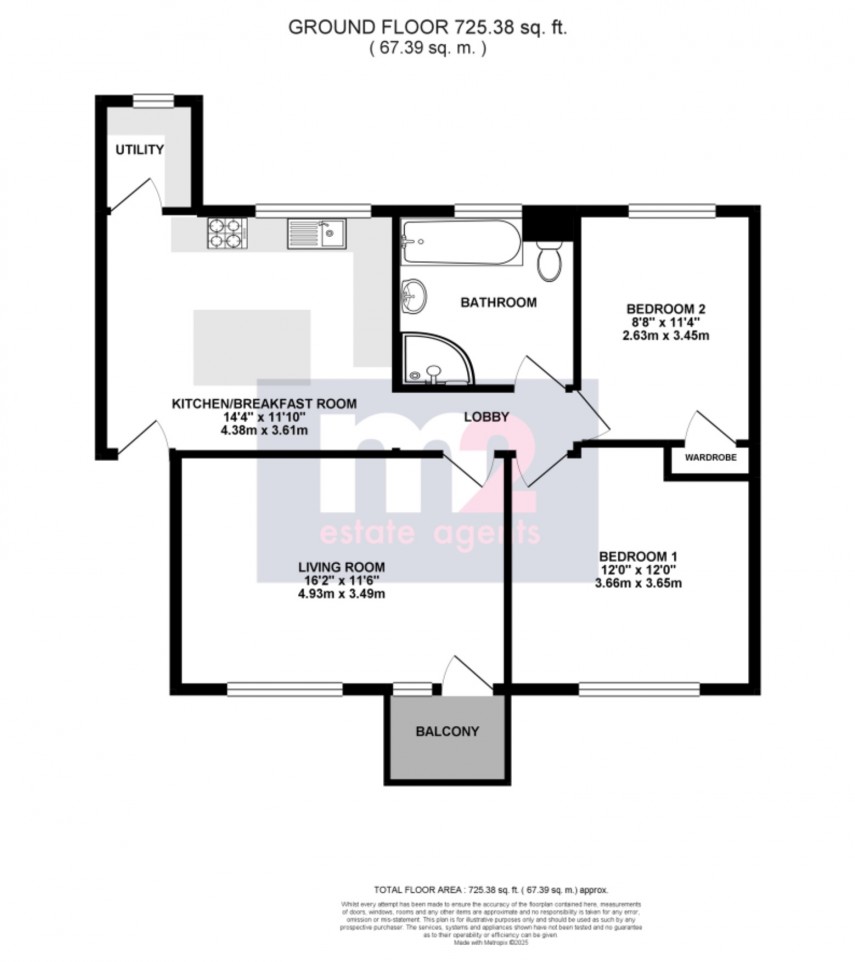 Floorplan for Joyce Close, Newport