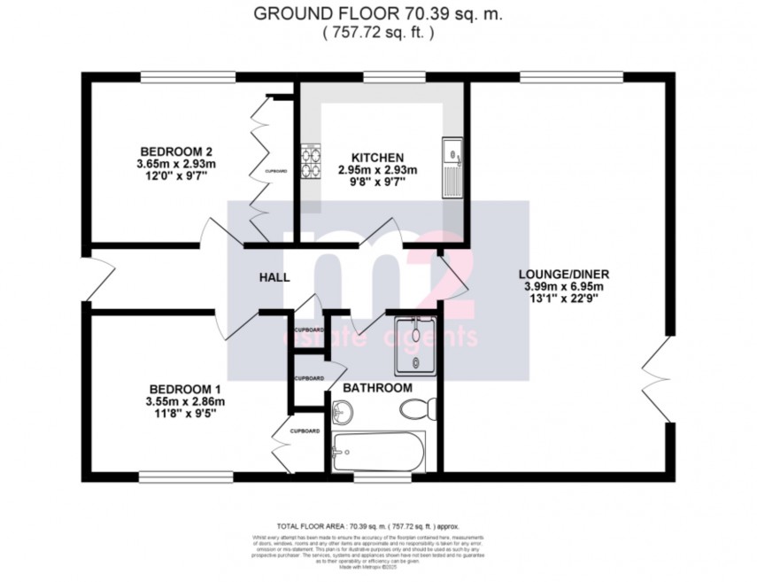 Floorplan for Kings Acre, Newport