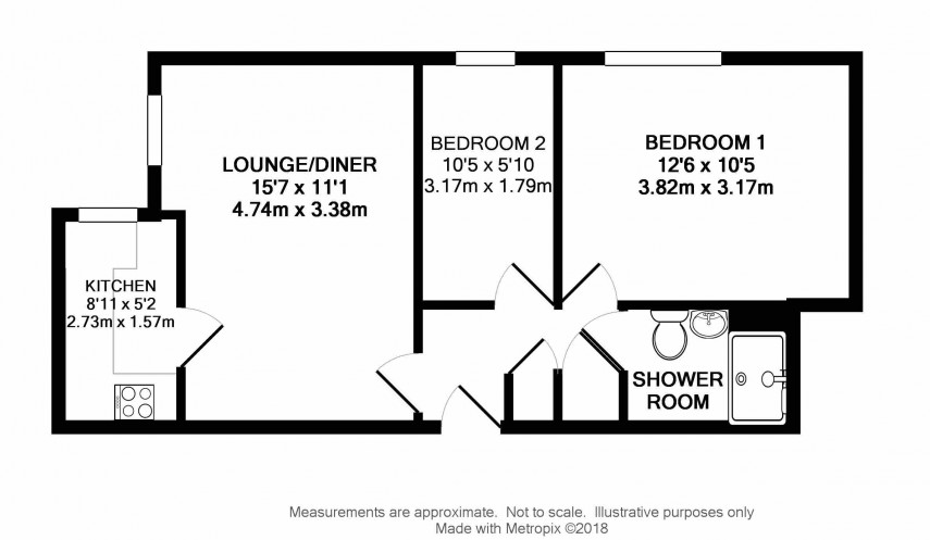 Floorplan for Maryport Street, Usk, Monmouthshire