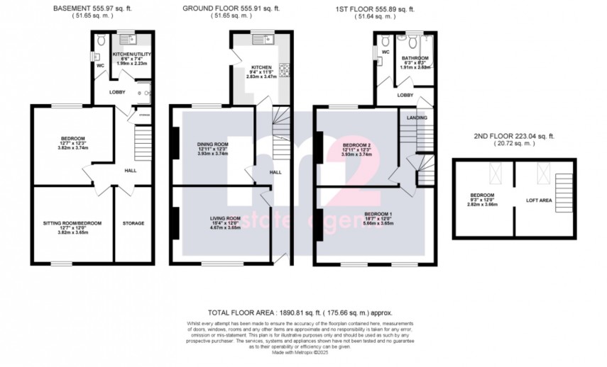 Floorplan for Victoria Avenue, Newport