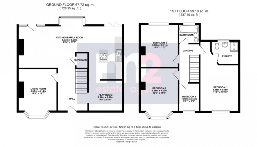Floorplan for Ringwood Avenue, Newport