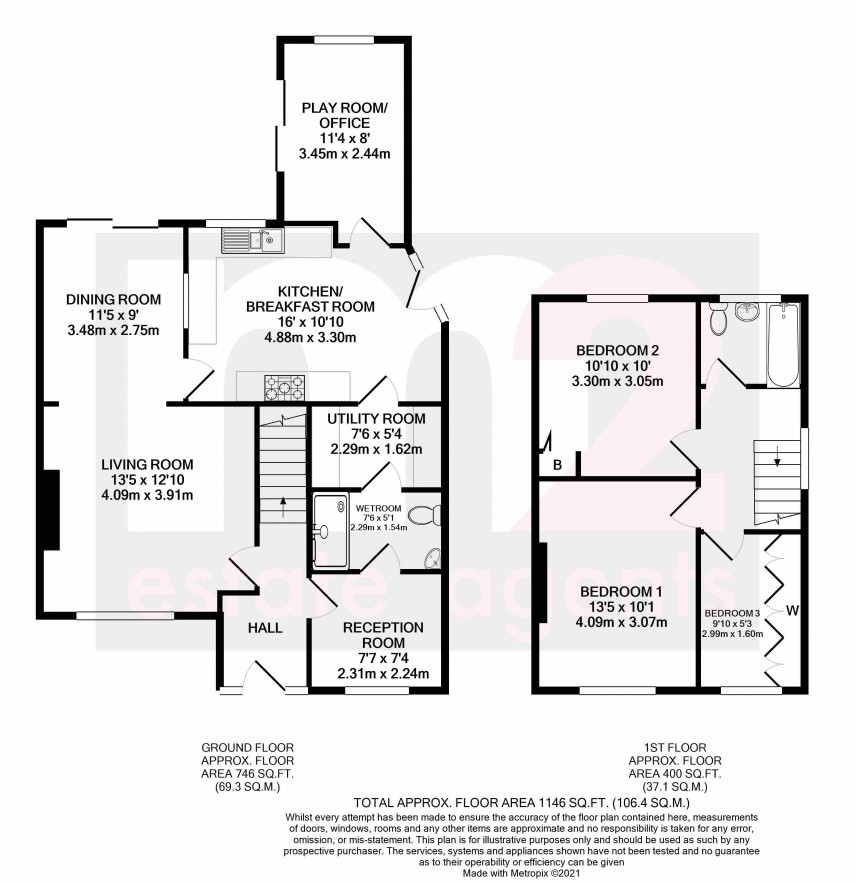 Floorplan for Larch Grove, Newport