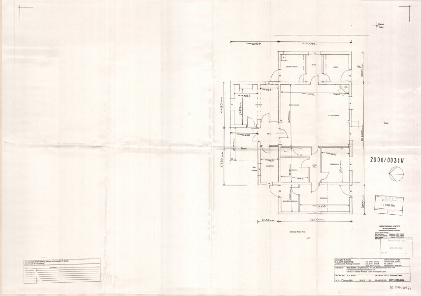 Floorplan for Llangybi, Usk, Monmouthshire