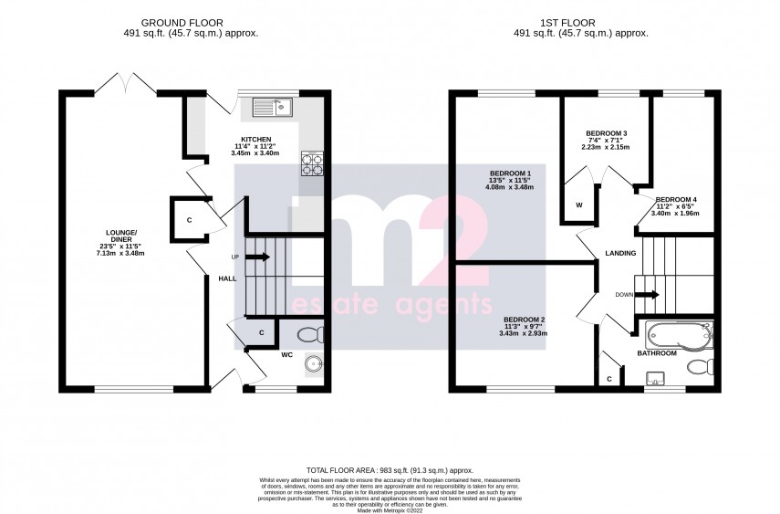 Floorplan for Little Mill, Pontypool, Monmouthshire
