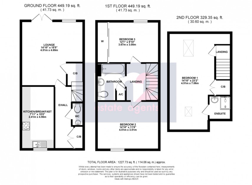 Floorplan for Tutshill, Chepstow, Gloucestershire