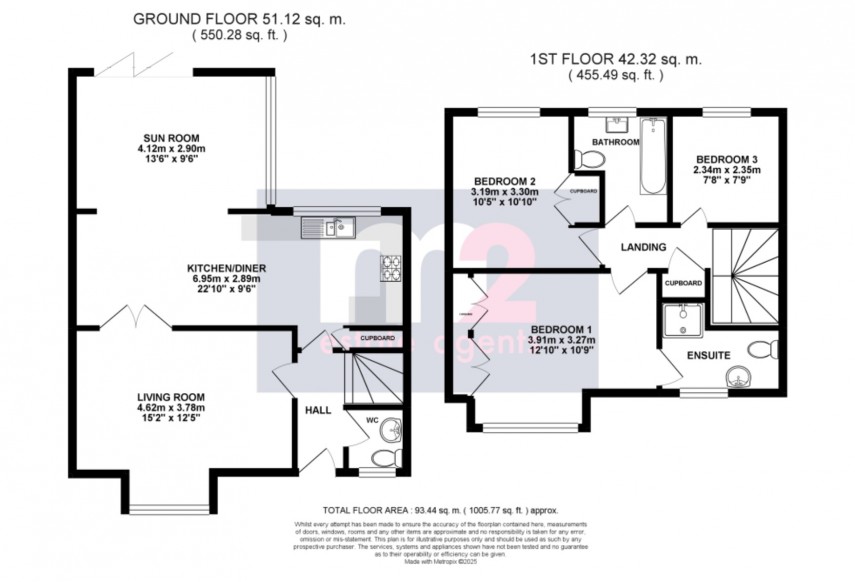 Floorplan for Rogerstone, Newport