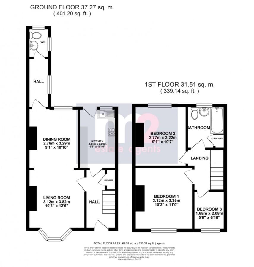 Floorplan for Durham Road, Newport