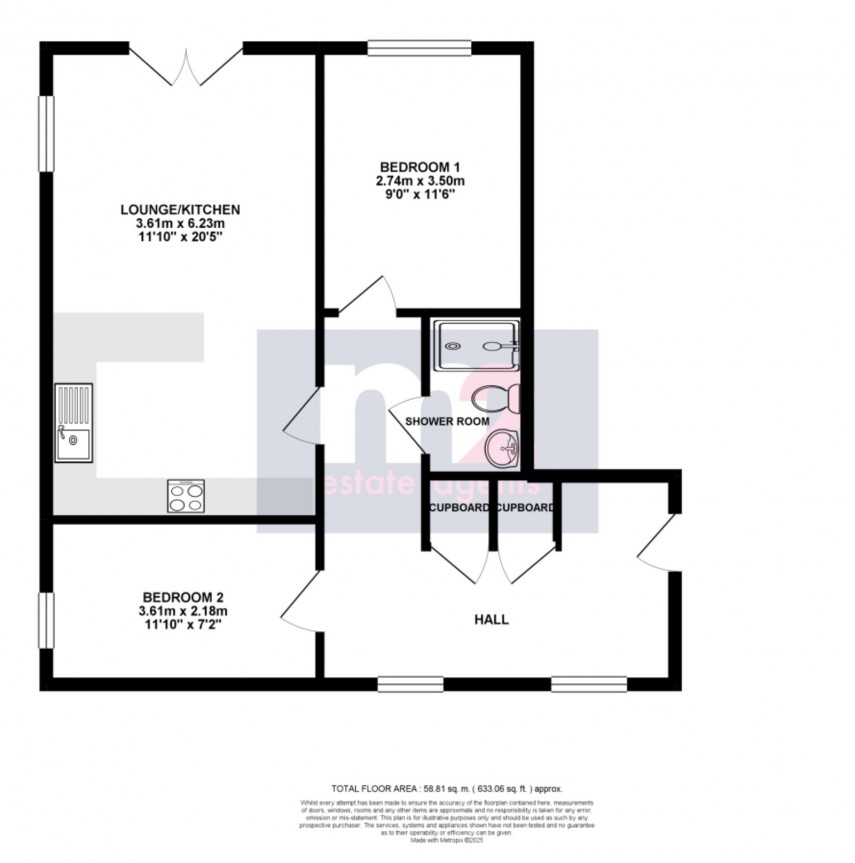 Floorplan for Rodney Road, Newport