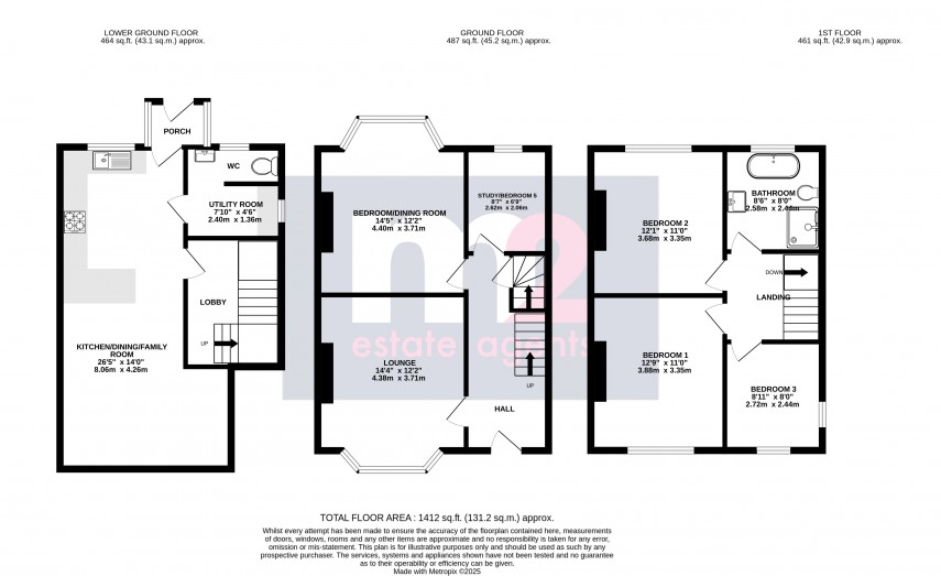 Floorplan for Barrack Hill, Newport