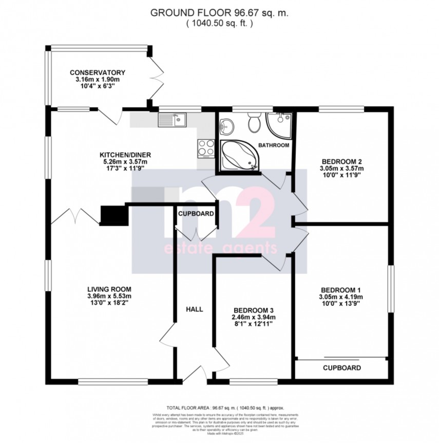 Floorplan for Rogerstone, Newport