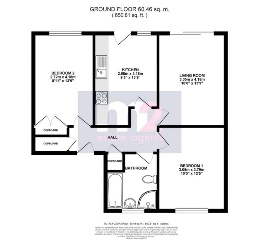 Floorplan for Bishpool Avenue, Newport