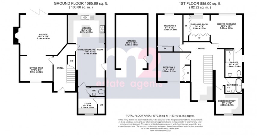 Floorplan for Porthycarne Street, Usk, Monmouthshire