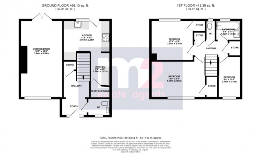 Floorplan for Llanyravon, Cwmbran, Torfaen