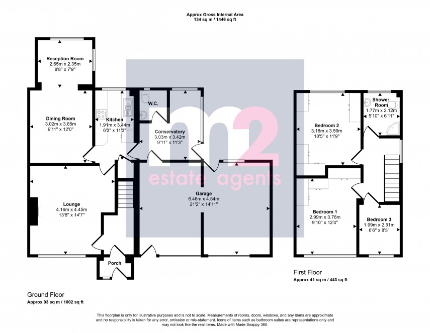 Floorplan for St Marys Way, Usk, Monmouthshire