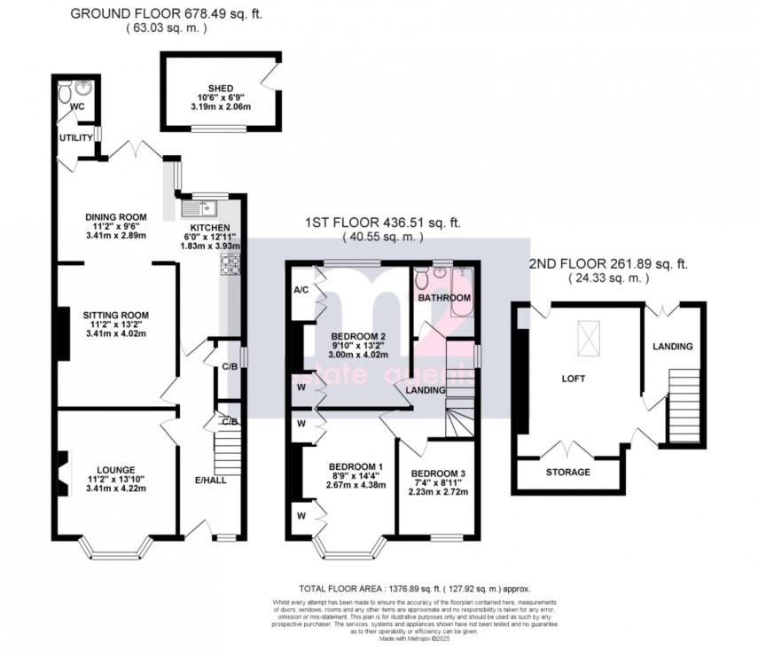 Floorplan for Surrey Place, Newport