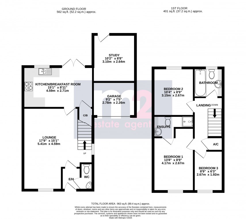 Floorplan for Silure View, Usk, Monmouthshire