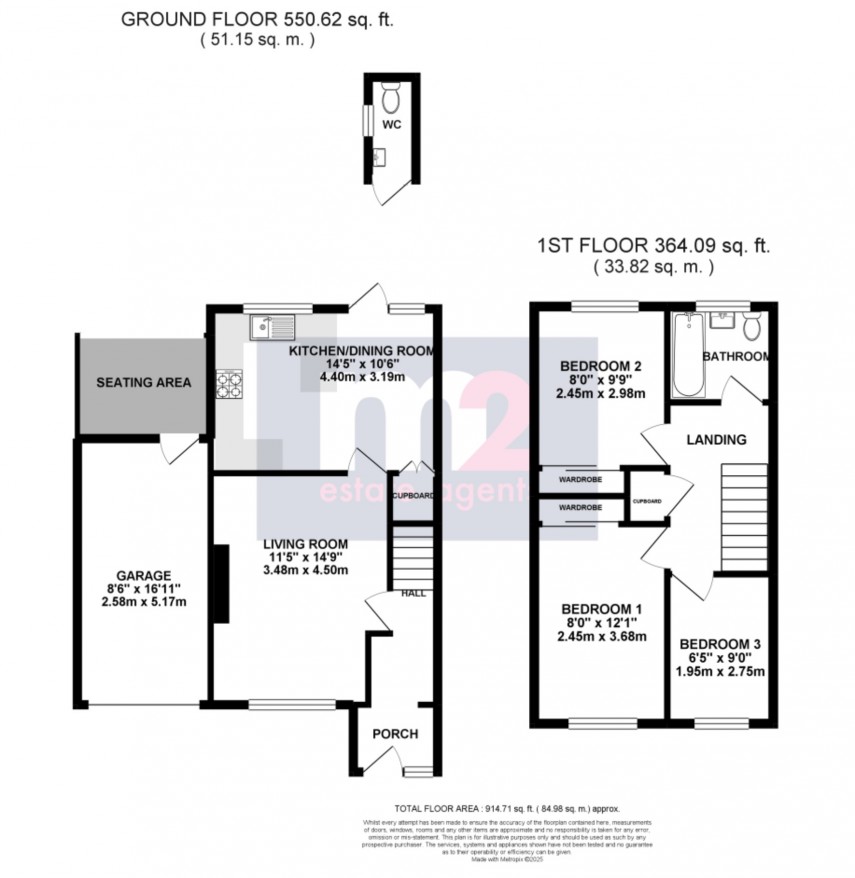 Floorplan for St Brides Wentlooge, Newport