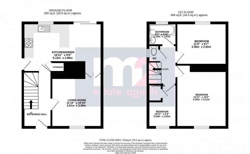 Floorplan for Raglan, Usk, Monmouthshire