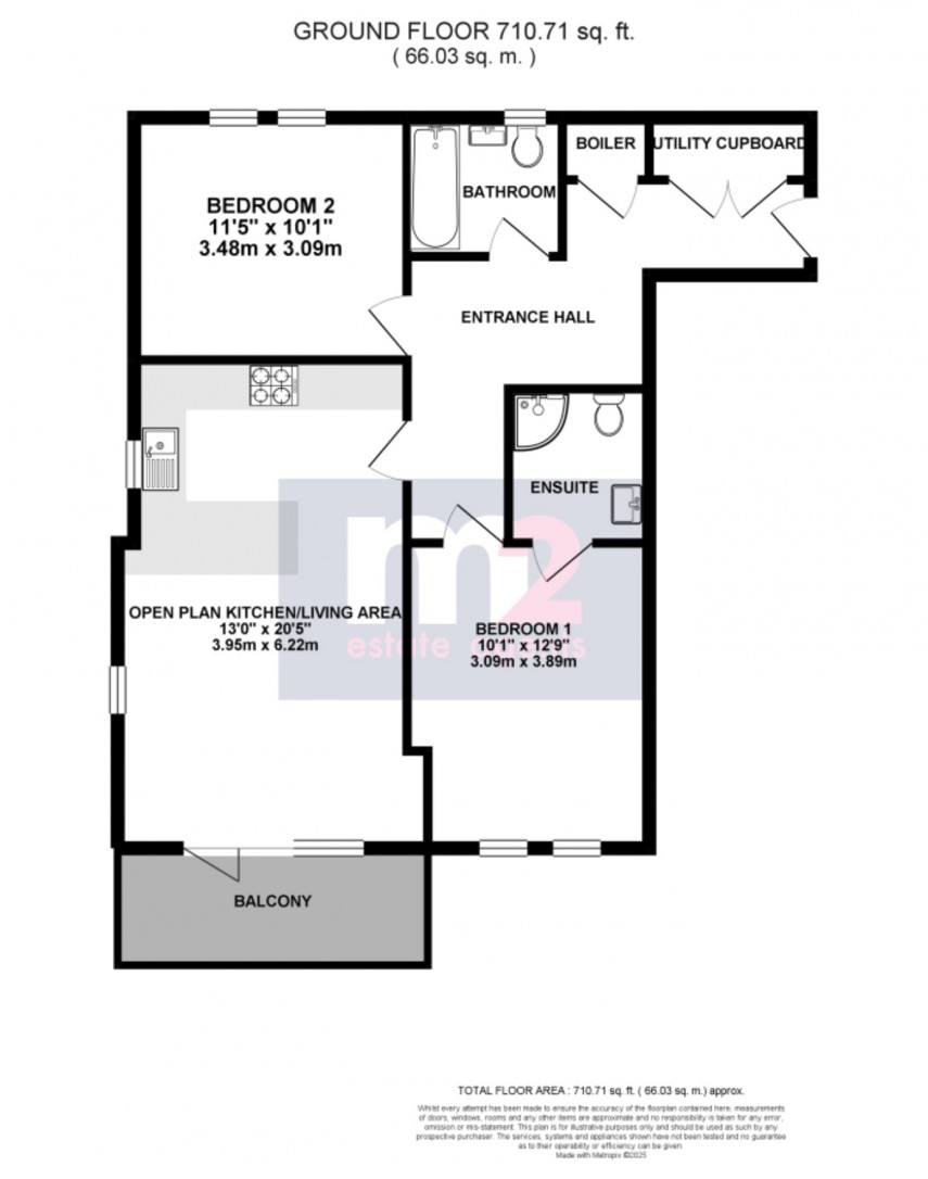 Floorplan for Rogerstone, Newport