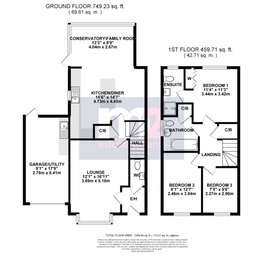 Floorplan for Langstone, Newport