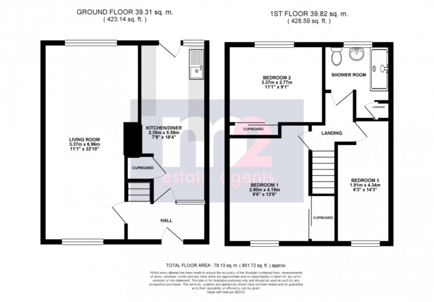 Floorplan for Bettws, Newport
