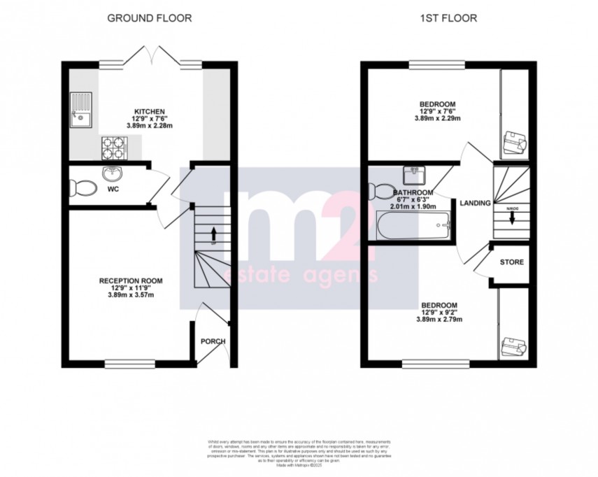 Floorplan for Pontrhydyrun, Cwmbran, Torfaen