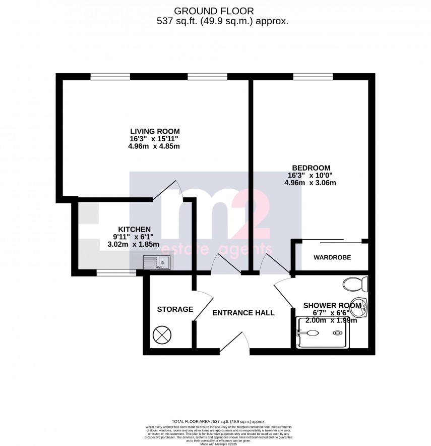Floorplan for Mill Street, Abergavenny, Monmouthshire