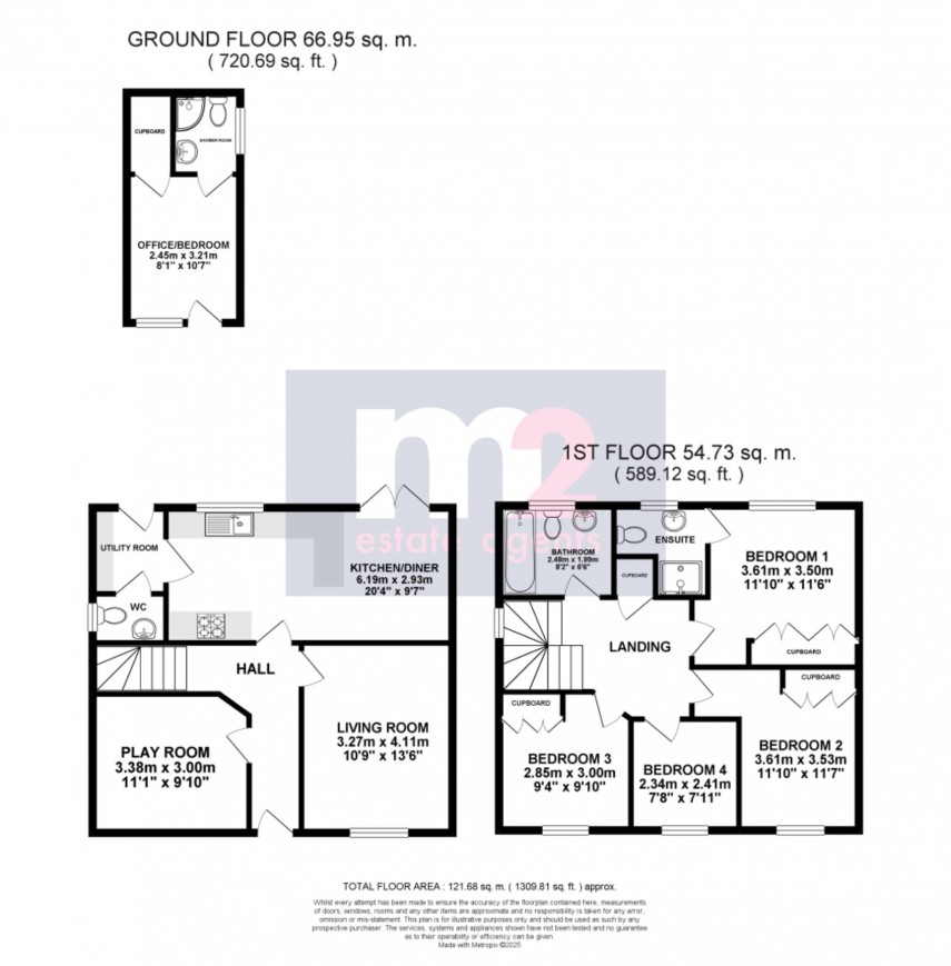 Floorplan for Duffryn, Newport