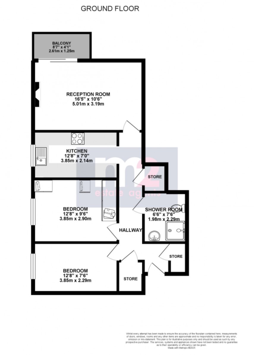 Floorplan for Stow Park Crescent, Newport
