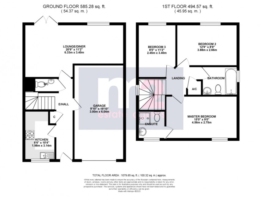 Floorplan for Ebbw Vale, Blaenau Gwent