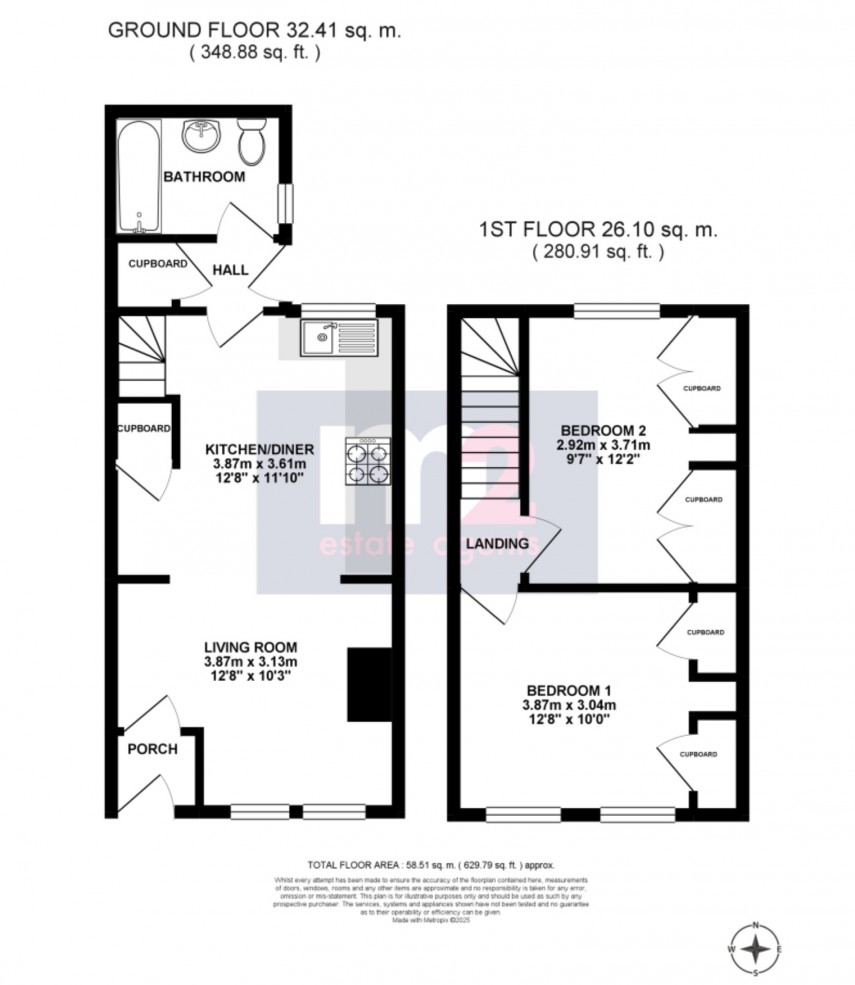 Floorplan for Magor Street, Newport