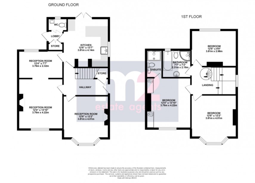 Floorplan for Bassaleg Road, Newport