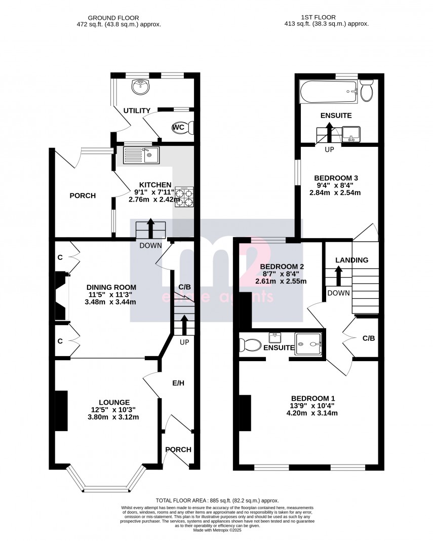 Floorplan for Whitstone Road, Newport