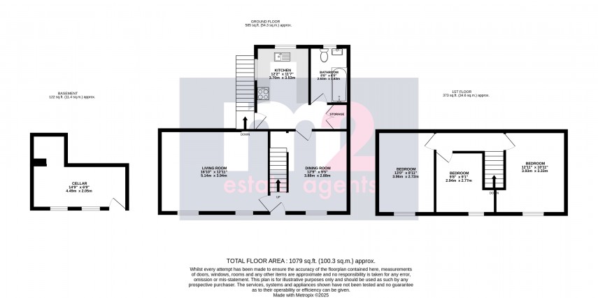 Floorplan for Merthyr Road, Abergavenny, Monmouthshire