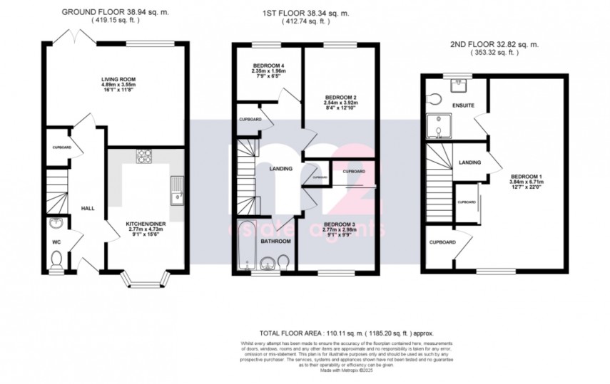 Floorplan for Cape Lookout Walk, Newport
