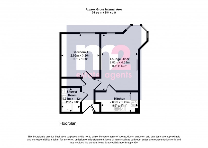 Floorplan for Maryport Street, Usk, Monmouthshire