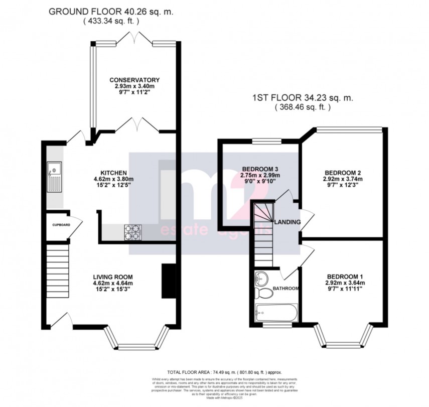 Floorplan for Royston Crescent, Newport
