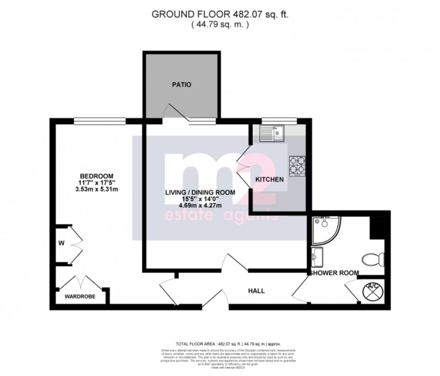 Floorplan for Bassaleg Road, Newport