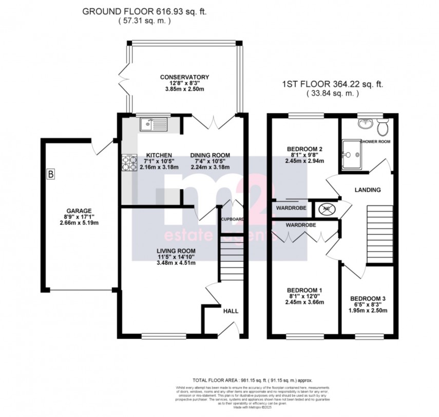 Floorplan for Bettws, Newport
