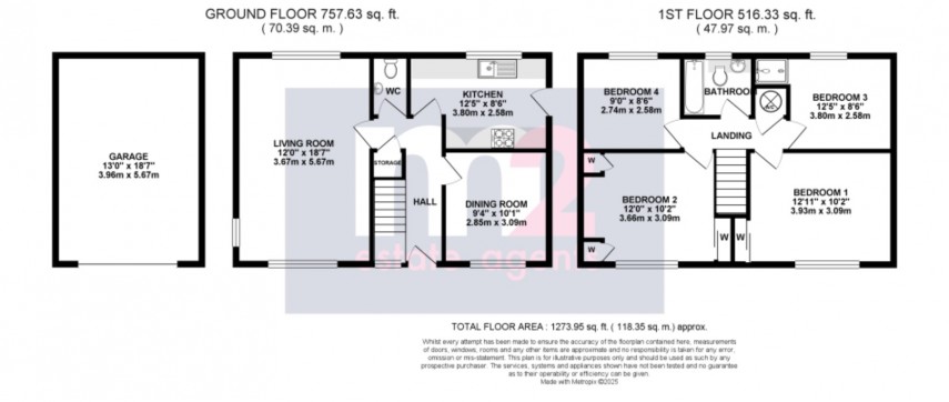 Floorplan for Grove Park Drive, Newport
