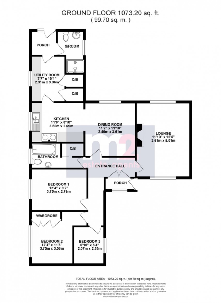 Floorplan for Glascoed, Pontypool, Monmouthshire
